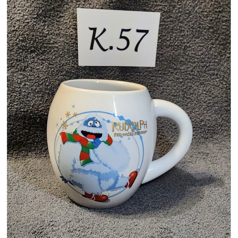 K.057- Rudolph The Red Nosed Reindeer coffee mug cup, Bumble, Hermey
